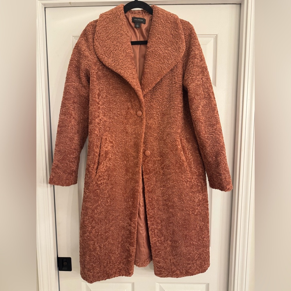 Halogen Faux Fur Coat